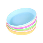 Set of 4 Colorful Plastic Plant Containers for Nursery Seedlings