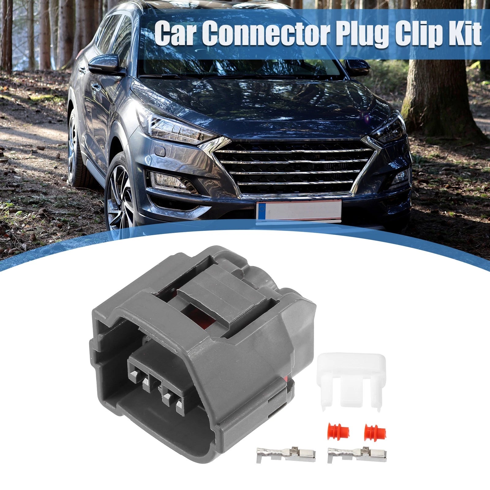 Set of 2 Fuel Injector Connector Adapter Plug for Hyundai  766549168389