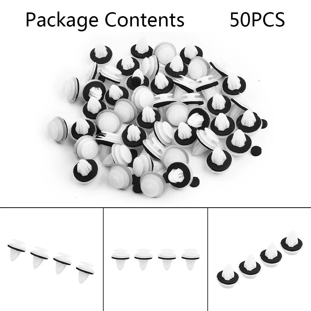 Set of 50 Door Trim Panel Moulding Retainers for Mazda CX-5 CX-7