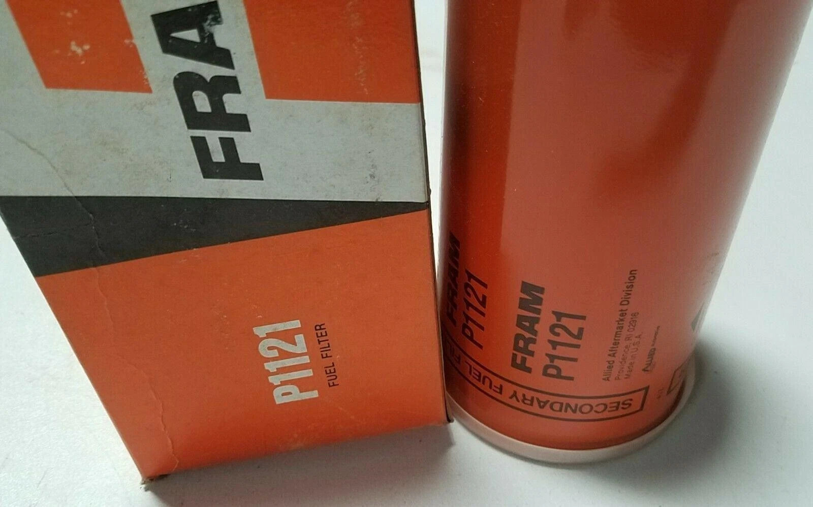 2X FRAM P1121 Secondary Spin-On Fuel Filter for