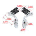 Long Foot Highway Pegs for Harley Road King, Street Glide (1-1/4" Bars)