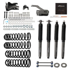 4" Lift Kit Front Rear for Jeep Wrangler Unlimited 2007–2018 Shocks