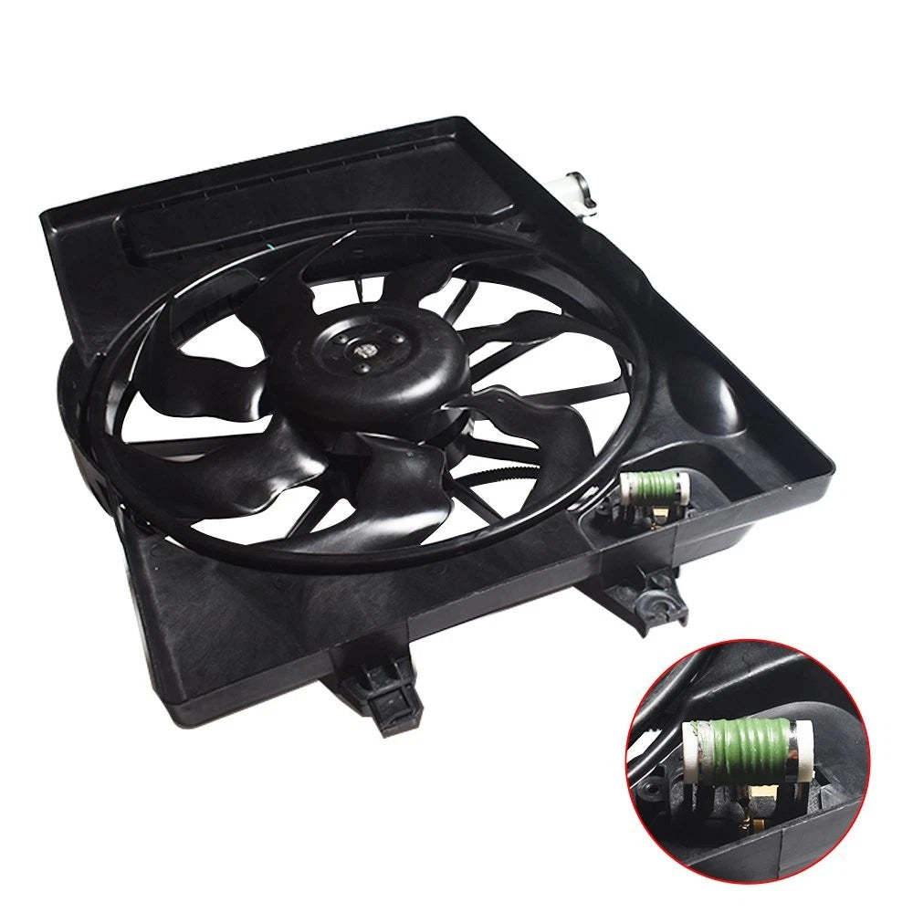 Radiator Condenser Cooling Fan Assembly for Elantra Sedan (2017–2018)