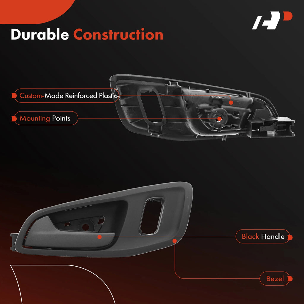 2X Front Interior Door Handle for Ford Escape (2013-2019) C-Max (2013-2018)