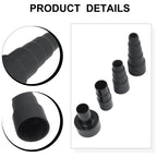 Set of 4 Vacuum Hose Adapters for Wet Dry Vacuum (138 Inch to 114 Inch)