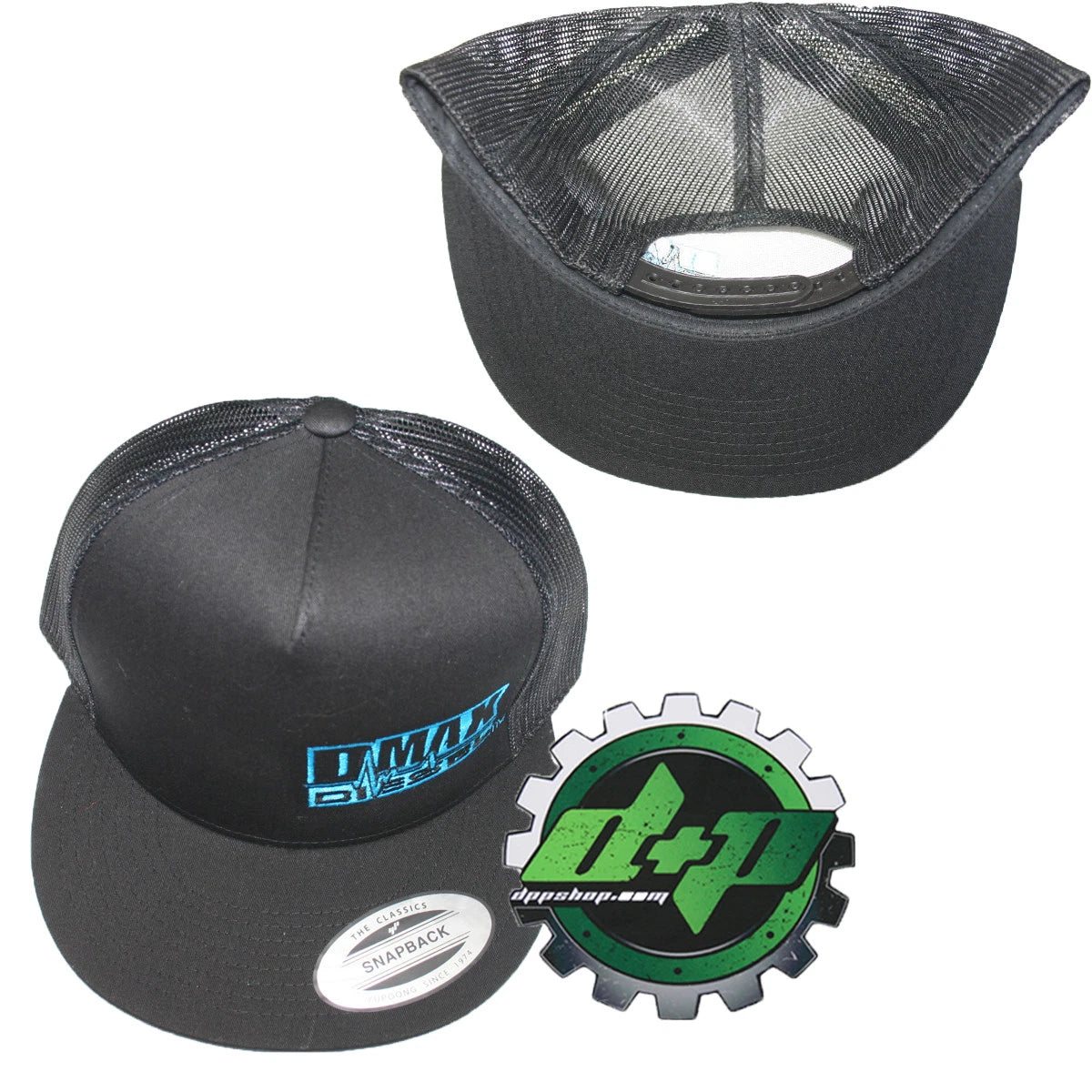 DMAX Diesel Flat Bill Snapback Trucker Cap Hat for Duramax (All Years)