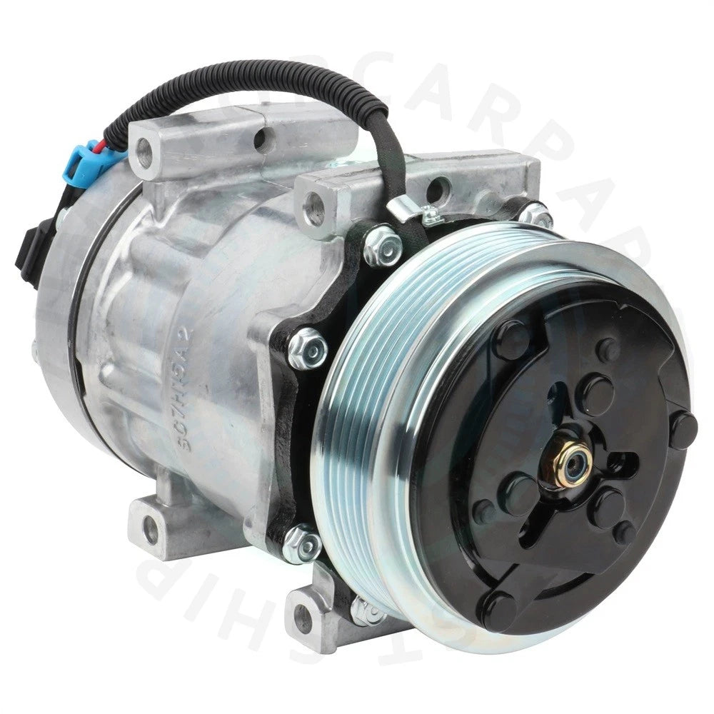 AC Compressor with Clutch for International 4300LP 2006–2009, 7100 1994–1995