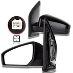 Power Black View Mirrors for Nissan Sentra (2007–2012) LH+RH Pair