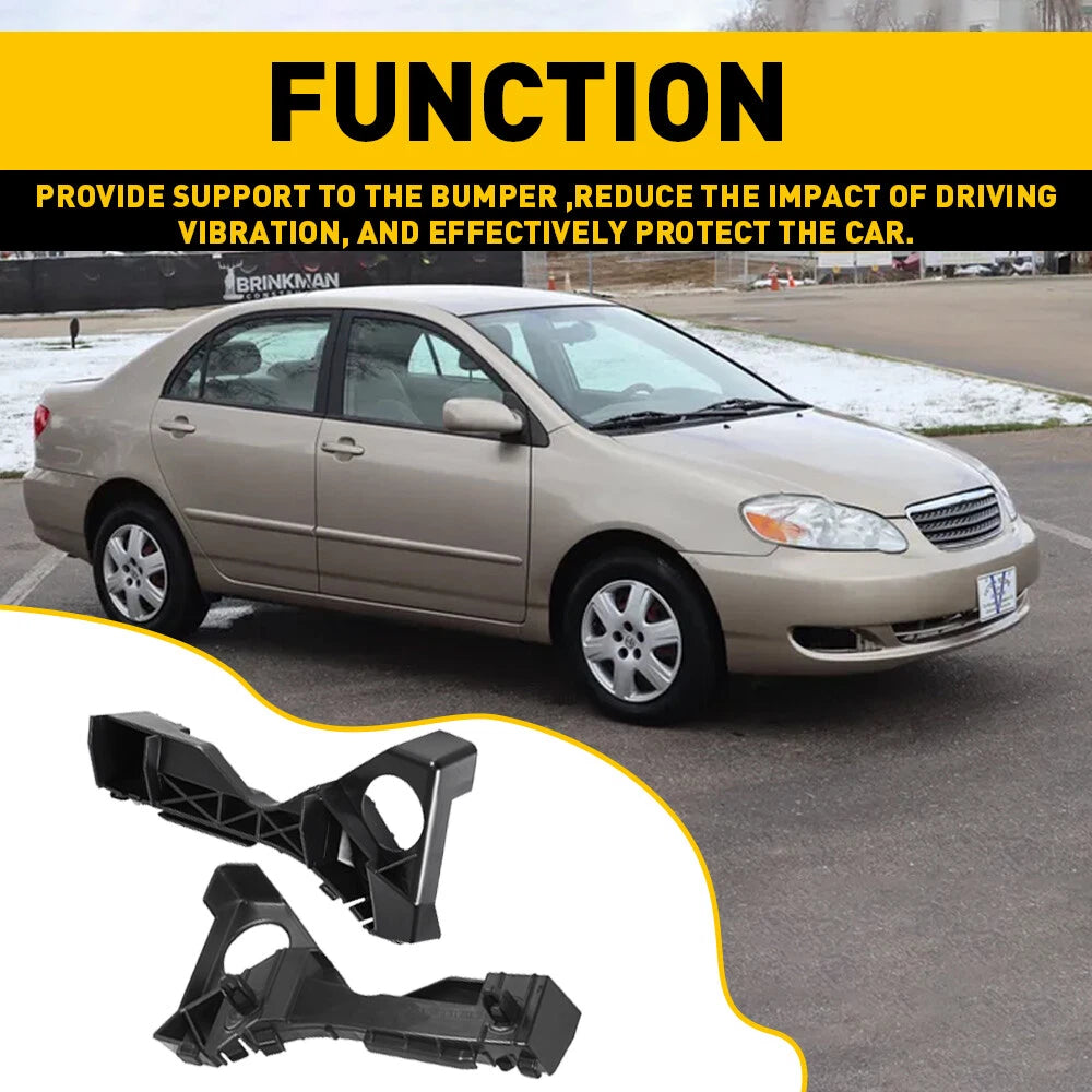 Set of 2 Front Bumper Retainers for Toyota Corolla (2003–2008)