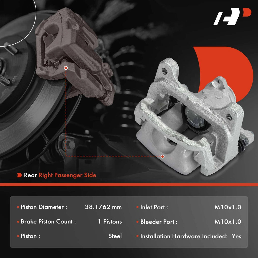 Rear Right Brake Caliper for Chevy Volt, Bolt EV (2016-2019)