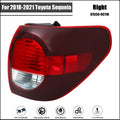 Tail Light for Toyota Sequoia (2018–2021) Right Halogen