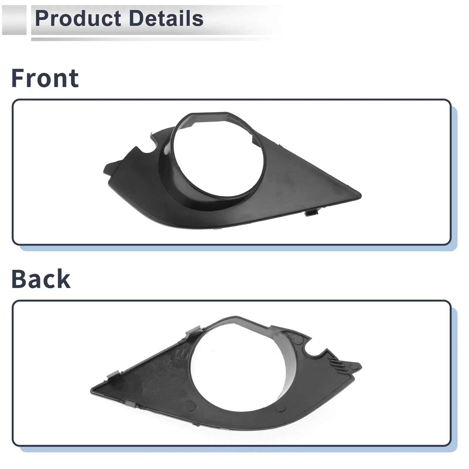 1pc Fog Light Grill for BMW E60 E61 (2003 - 2009)