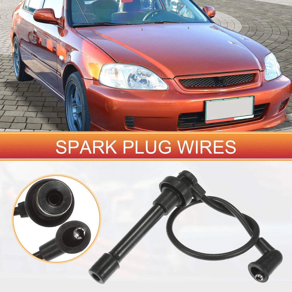 Set of 4 Spark Plug Wires for Honda Civic (1992–1999) No. 32722P07000