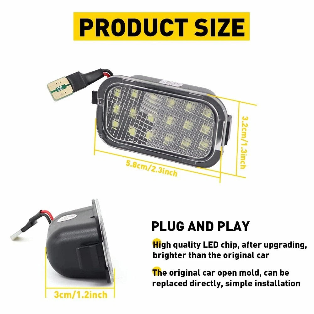 LED Side Mirror Puddle Light for Chevy Silverado Tahoe GMC Yukon Sierra Escalade