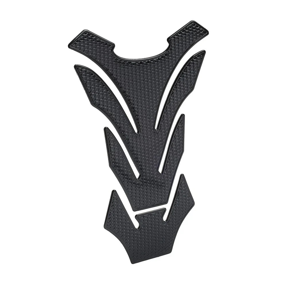 Black Motorcycle Fuel Tank Pad Cover Protector Decal Grip