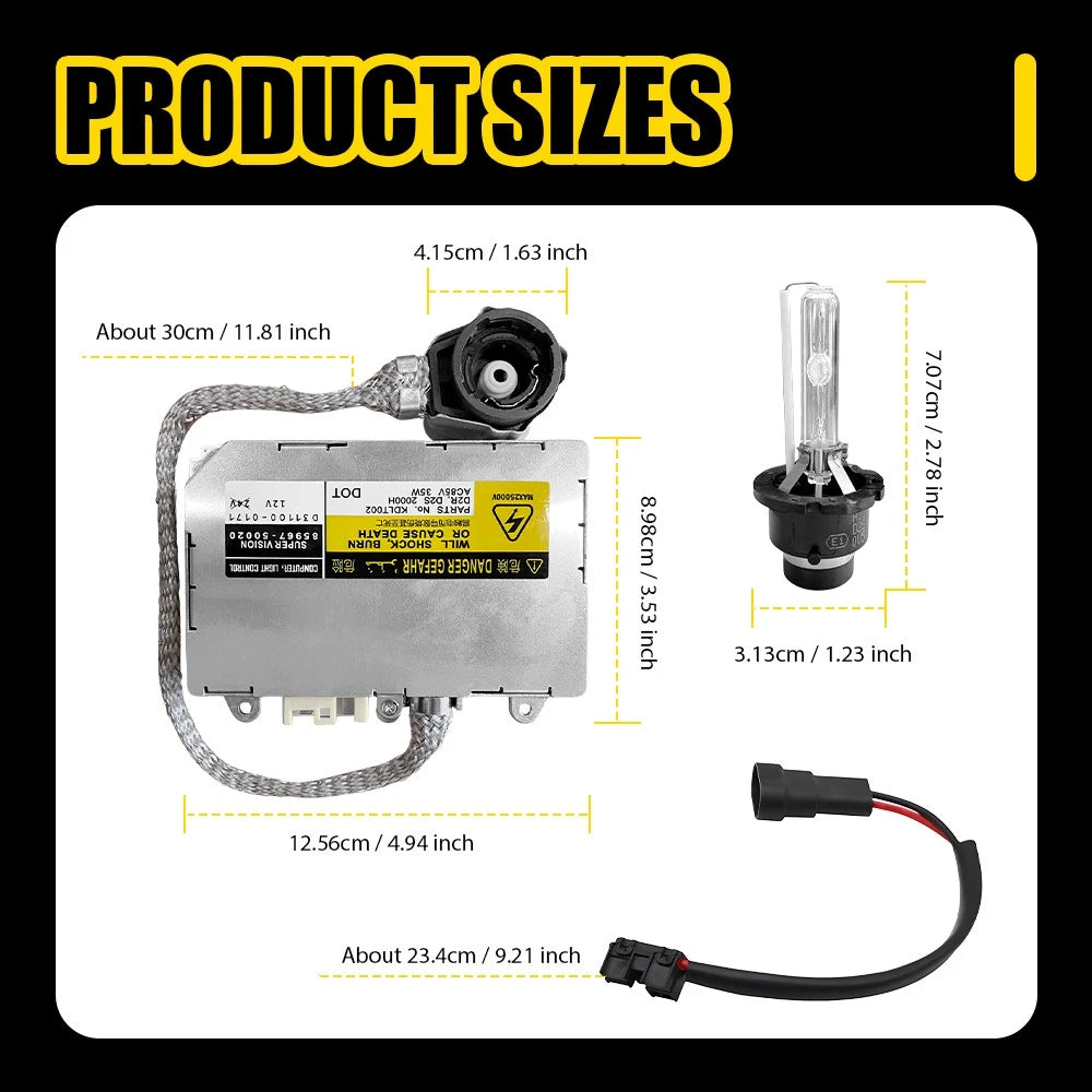 HID Xenon Ballast for Mazda RX8 (2004â2008) and Lexus ES300 (2002â2006)