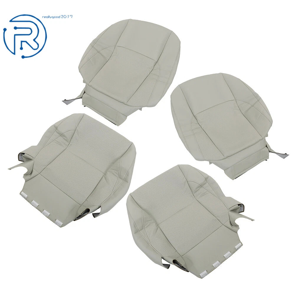 Set of 2 Front Seat Covers for Lexus ES350 (2007-2012) Light Gray