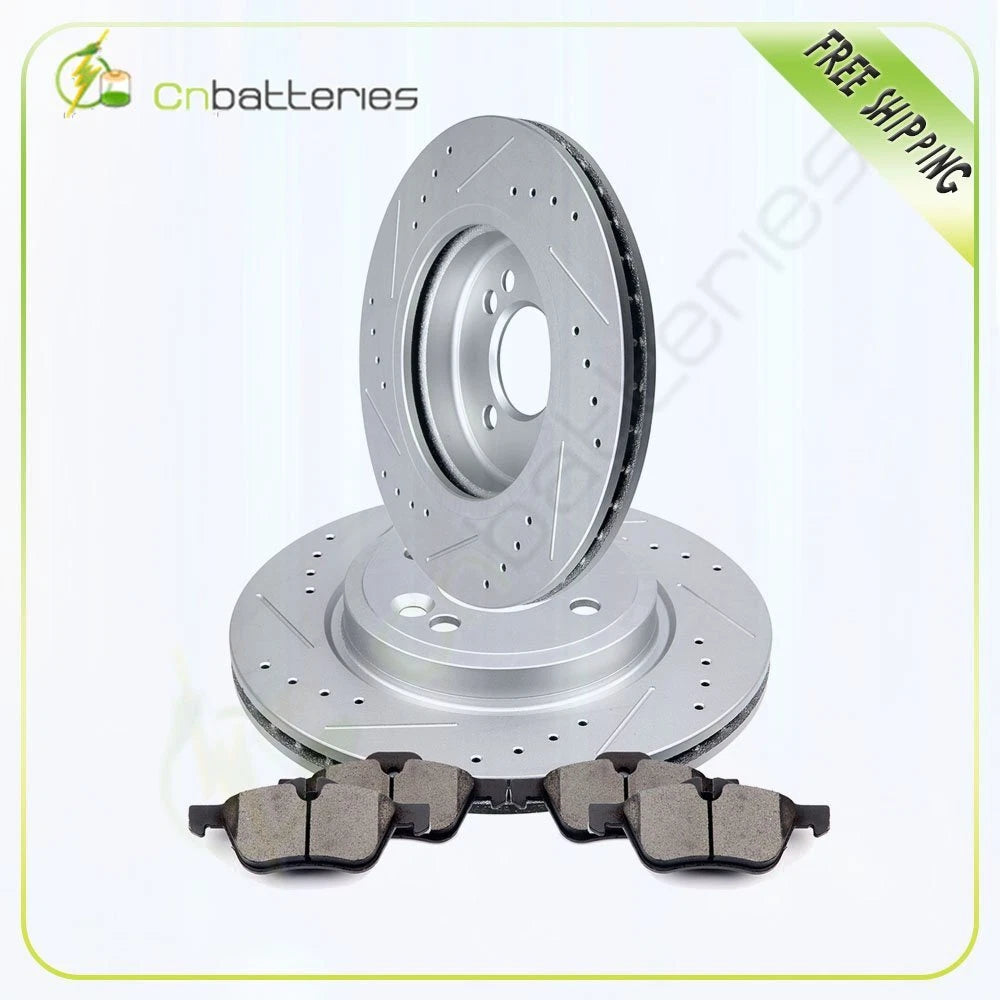 Front Brake Rotors & Ceramic Pads for Mini Cooper (2002–2006)