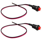 Horn Switch Button for Universal Cars (12V) - ABS Black