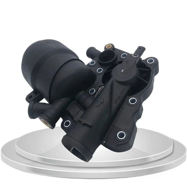 Aluminum Oil Filter Housing Assembly for Audi A4 A6 Q5 Q7 (2009–2015)