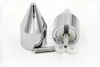 Set of 2 Chrome Bar Ends for Yamaha YZF-R6 (2006–2012) / FJR 1300 (2003–2010)