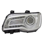 Headlight Assembly Replacement Chrome Driver Halogen for Chrysler 300 (2018–2020)