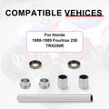 Swing Arm Bearing Bushing Seal Kit for Honda FourTrax TRX250R (1988–1989)