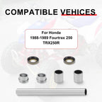 Swing Arm Bearing Bushing Seal Kit for Honda FourTrax TRX250R (1988–1989)