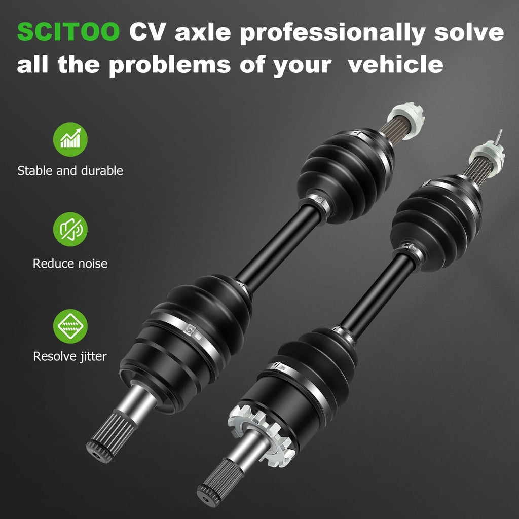 Pair CV Joint Axles for Kawasaki Brute Force 650 KVF650 (2003–2023)