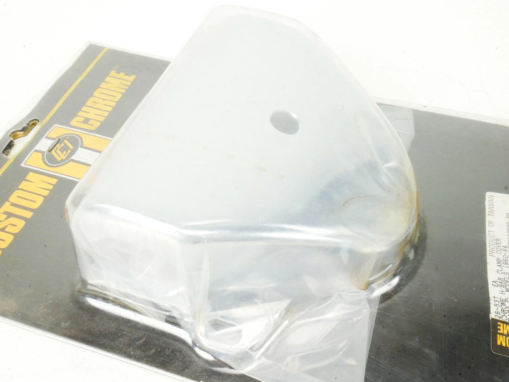 Chrome Handlebar Clamp Cover for FL Models (1980–1984) w/ Steering Damper