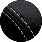 Leather Console Lid Armrest Cover for Cadillac ATS (2013–2019) Beige Stitch
