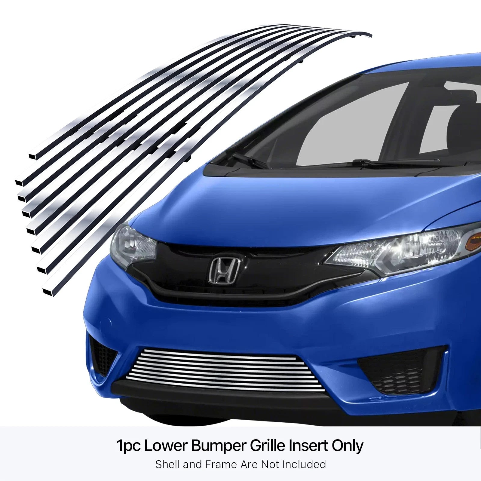 Stainless Chrome Billet Grille Insert for Honda Fit (2015-2017)