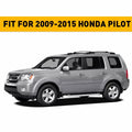 5X Center Console Rear & Front Armrest Door Cover for Honda Pilot (2009–2015)