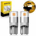 2X T10 Yellow LED Map Lamp Bulbs for Make Model