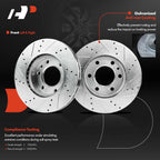 Front Drilled Brake Rotors for Mercedes-Benz Sprinter 2500 (2010–2021)