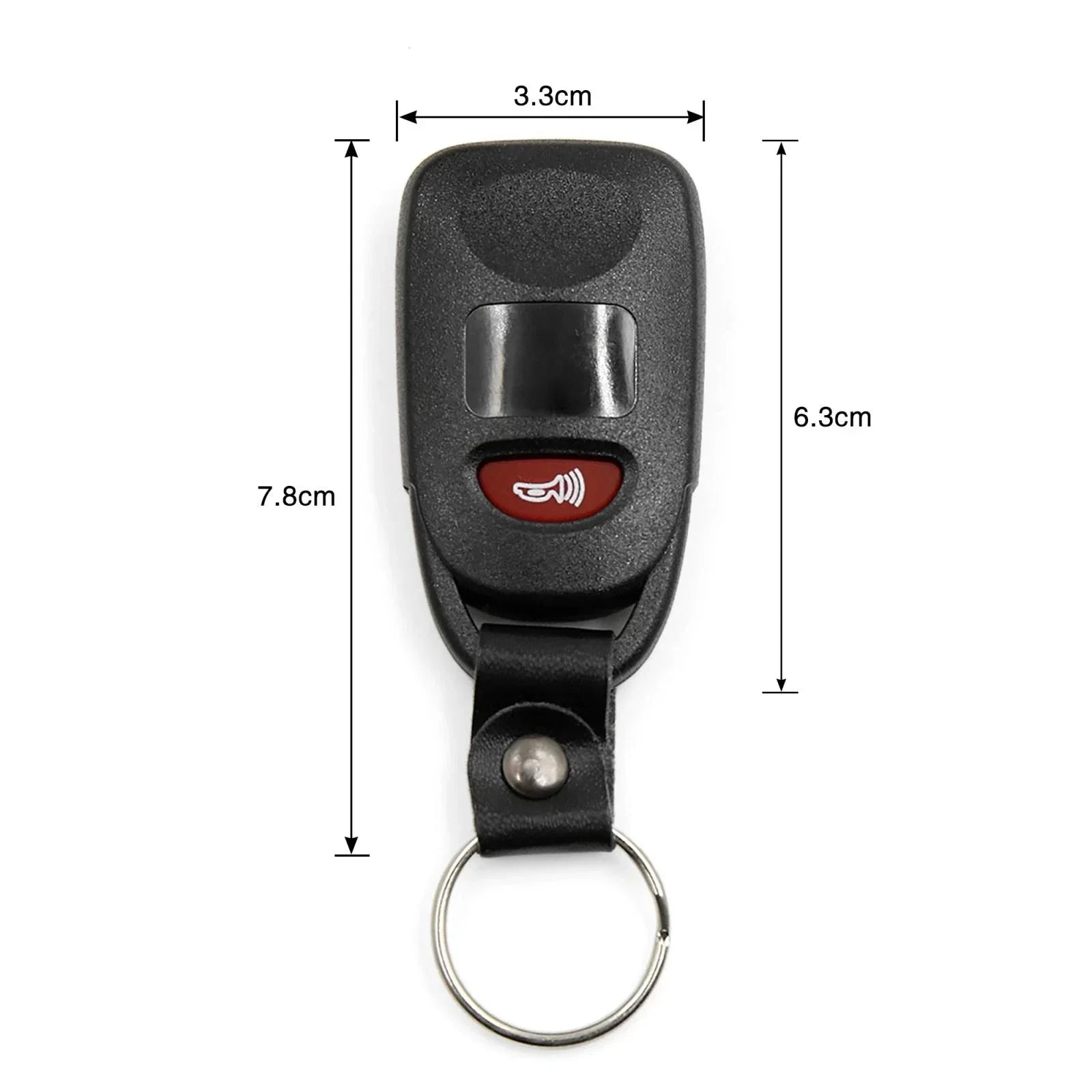 Car Key Fob Shell Case for Hyundai Elantra Sonata 4 Button (2011-2020)