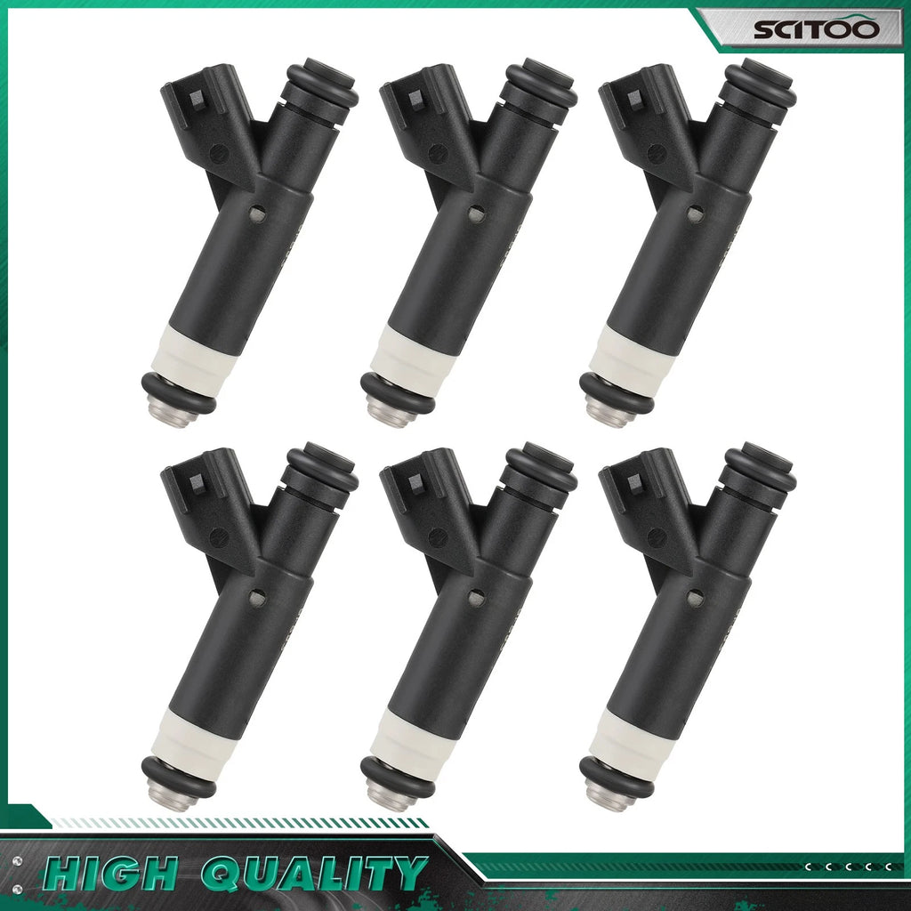 Set of 6 Fuel Injectors for Ford Ranger 3.0L (2001–2008) Mazda B3000 3.0L (2001–2007)