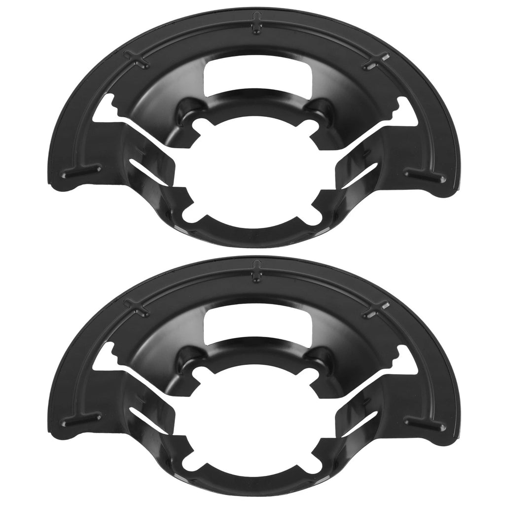 Set of 2 Front Brake Dust Shields for Ford F-250