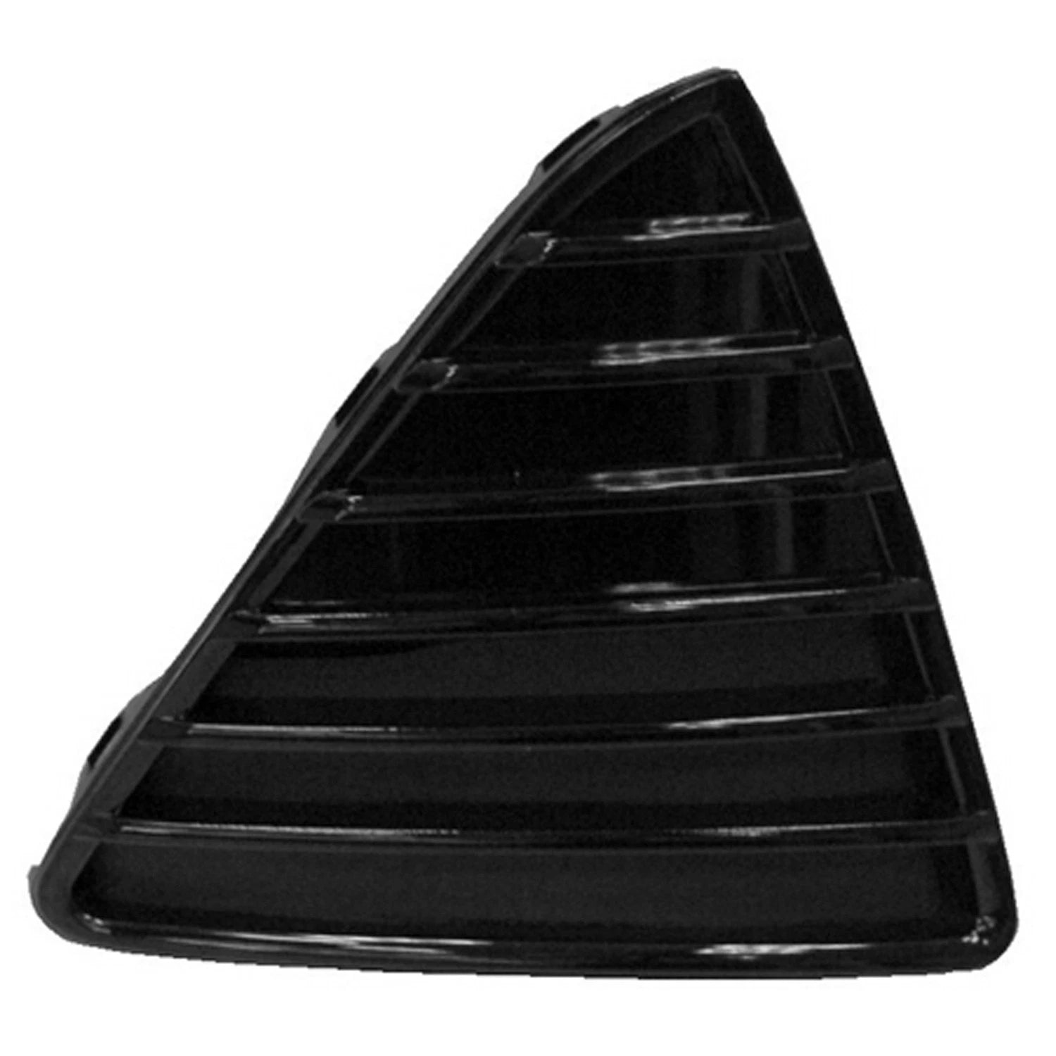 Replacement Black Gloss Passenger Side Front Outer Bumper Grille