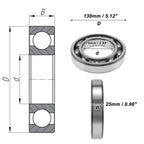 Deep Groove Ball Bearings 6215 for Automotive Applications (75x130x25mm)