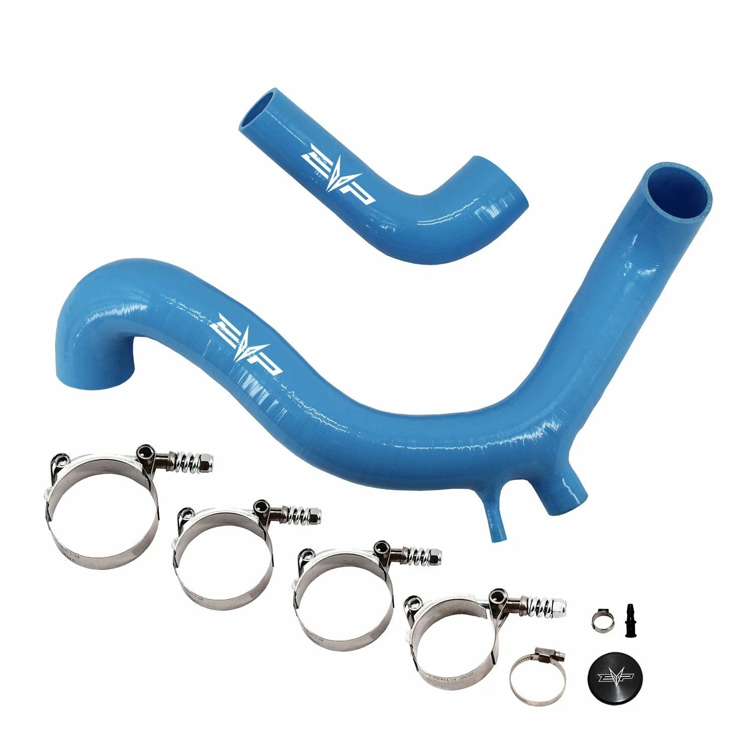 Evolution Powersports Blue Silicone Charge Tube BOV Kit for Maverick X3 (2017–2019)