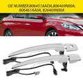 Pair Exterior Door Handles for Nissan Sentra (2013–2016) L+R