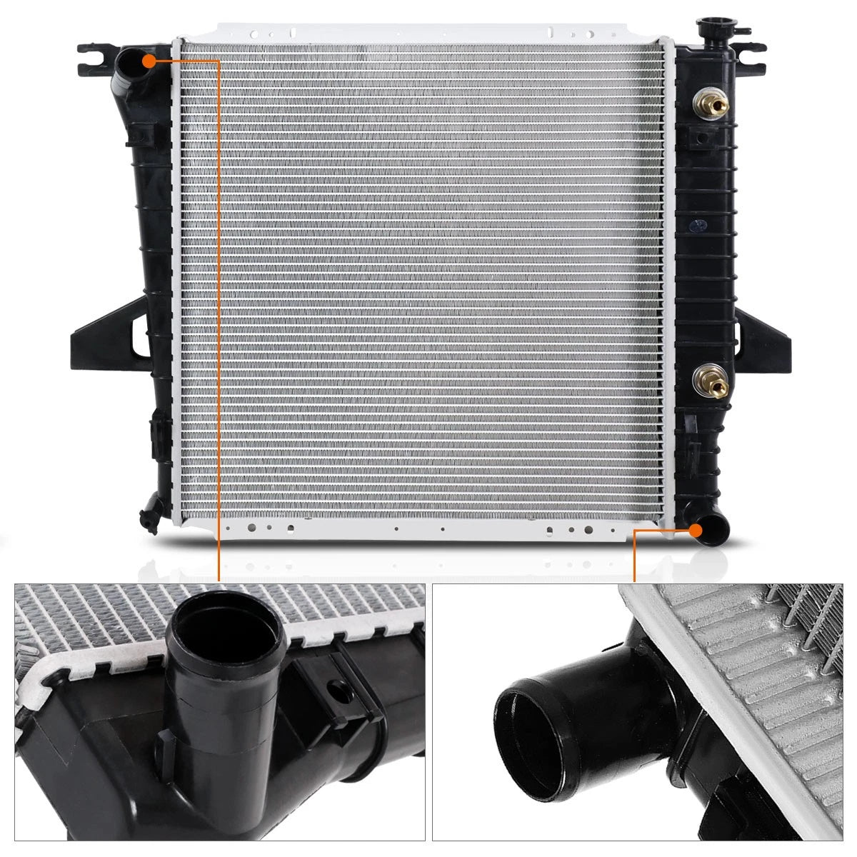 Aluminum OE Style Radiator for Ford Ranger/Mazda B2500 (1998–2001) DPI-2172