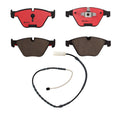 Set of 4 Brembo Ceramic Front Disc Brake Pads & Sensor for BMW E84 E90 E91 3-Series X1