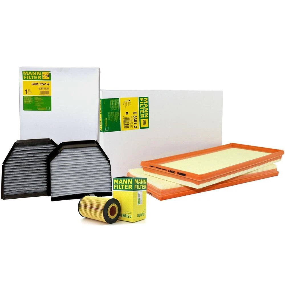 Mann Oil Air Carbon Cabin Filter Service Kit for Mercedes R230 SL63 AMG (2002–2012)