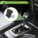 Car Gear Shift Knob Cover for Lexus ES300h 2018-2023 Black Carbon Fiber