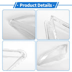 1 Pcs Headlight Lens Cover for Honda CR-V (2007–2011) PC Clear
