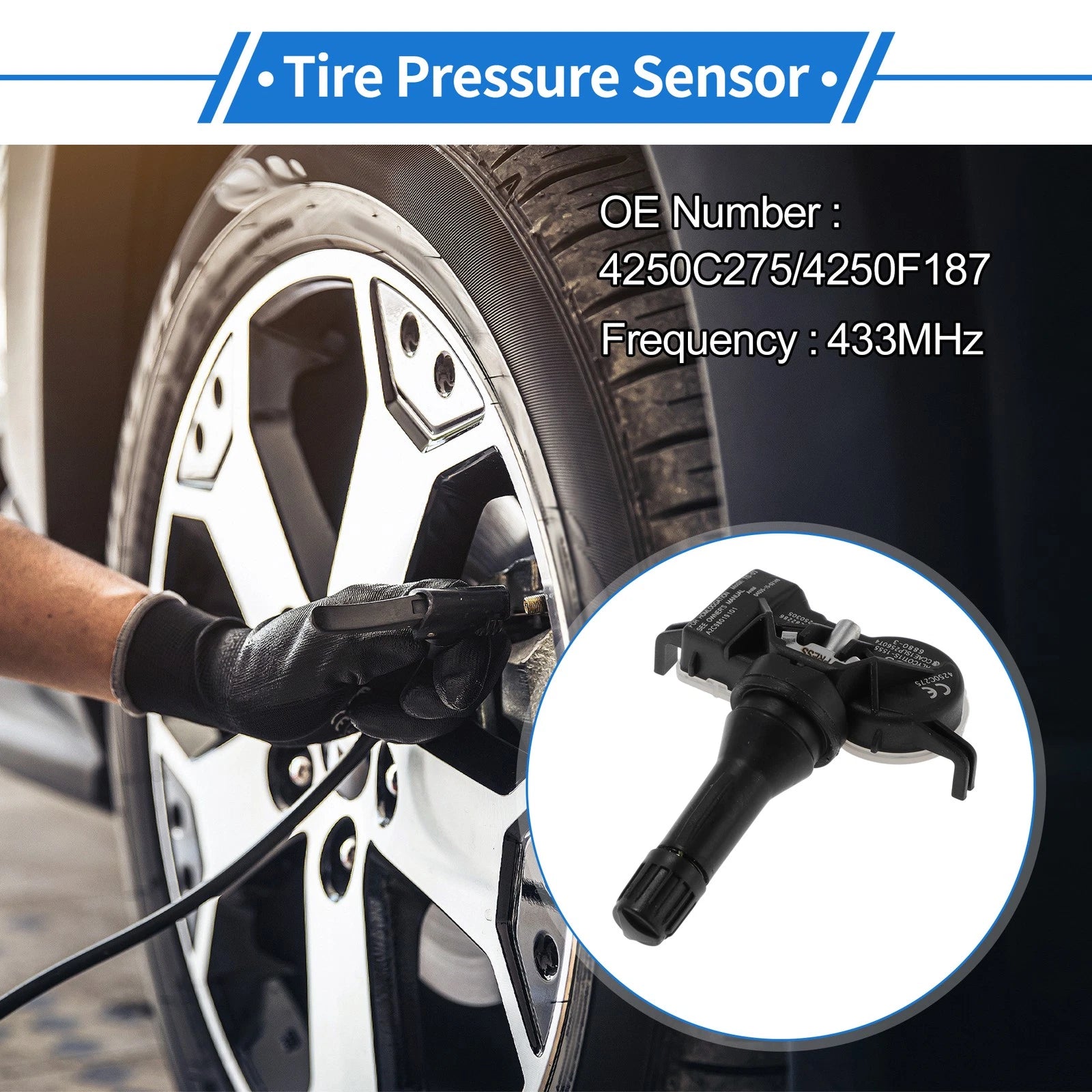 TPMS Sensor No. 4250C275 for Mitsubishi Attrage (2014–2022)