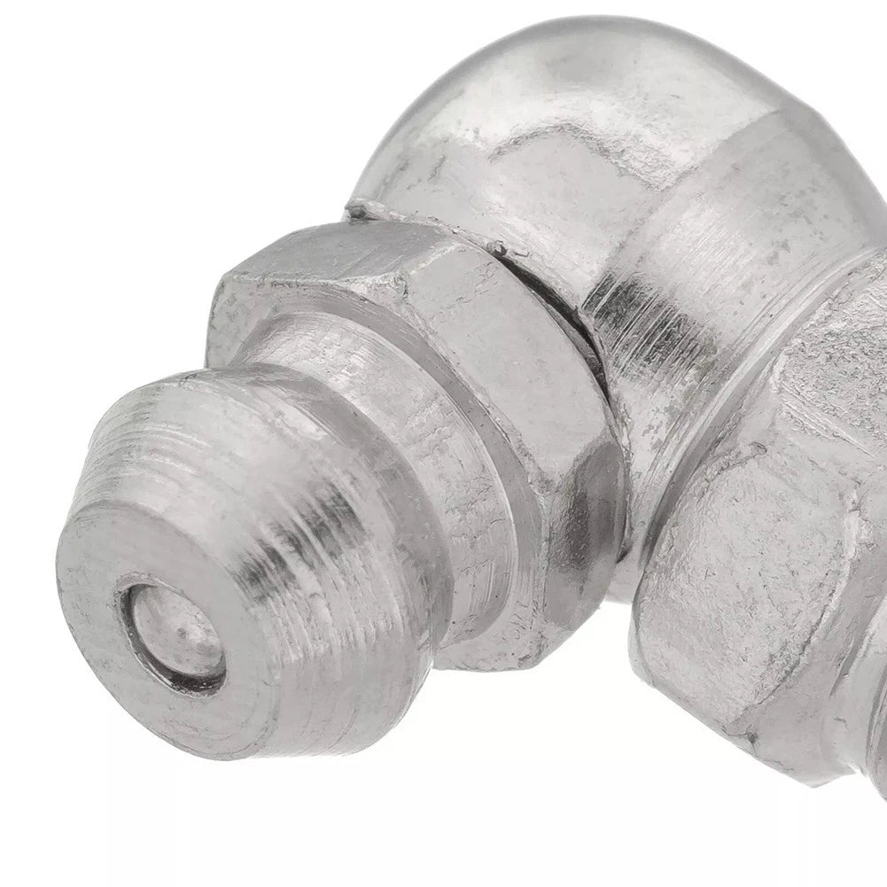 Pack of 5 M8 x 1mm Grease Nipples for Metric Applications (90 Degree)