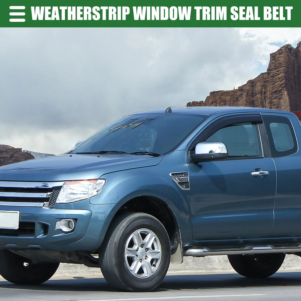 Set of 2 Window Weatherstrip Trim Seal Belt for Ford Ranger (1999–2011) 6L5Z1021453AA